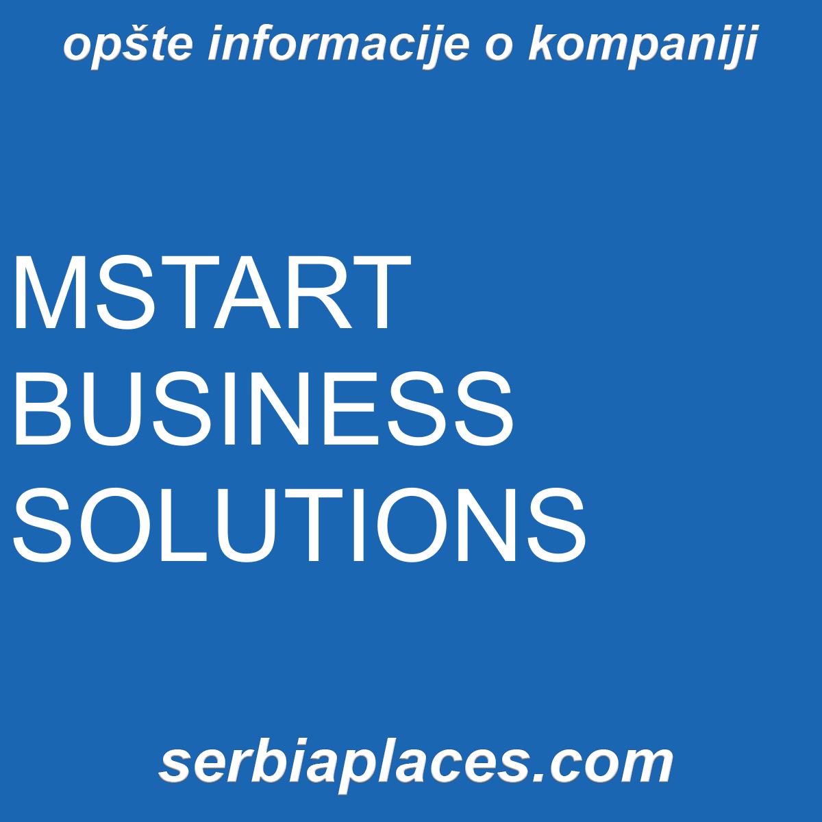 MSTART BUSINESS SOLUTIONS
