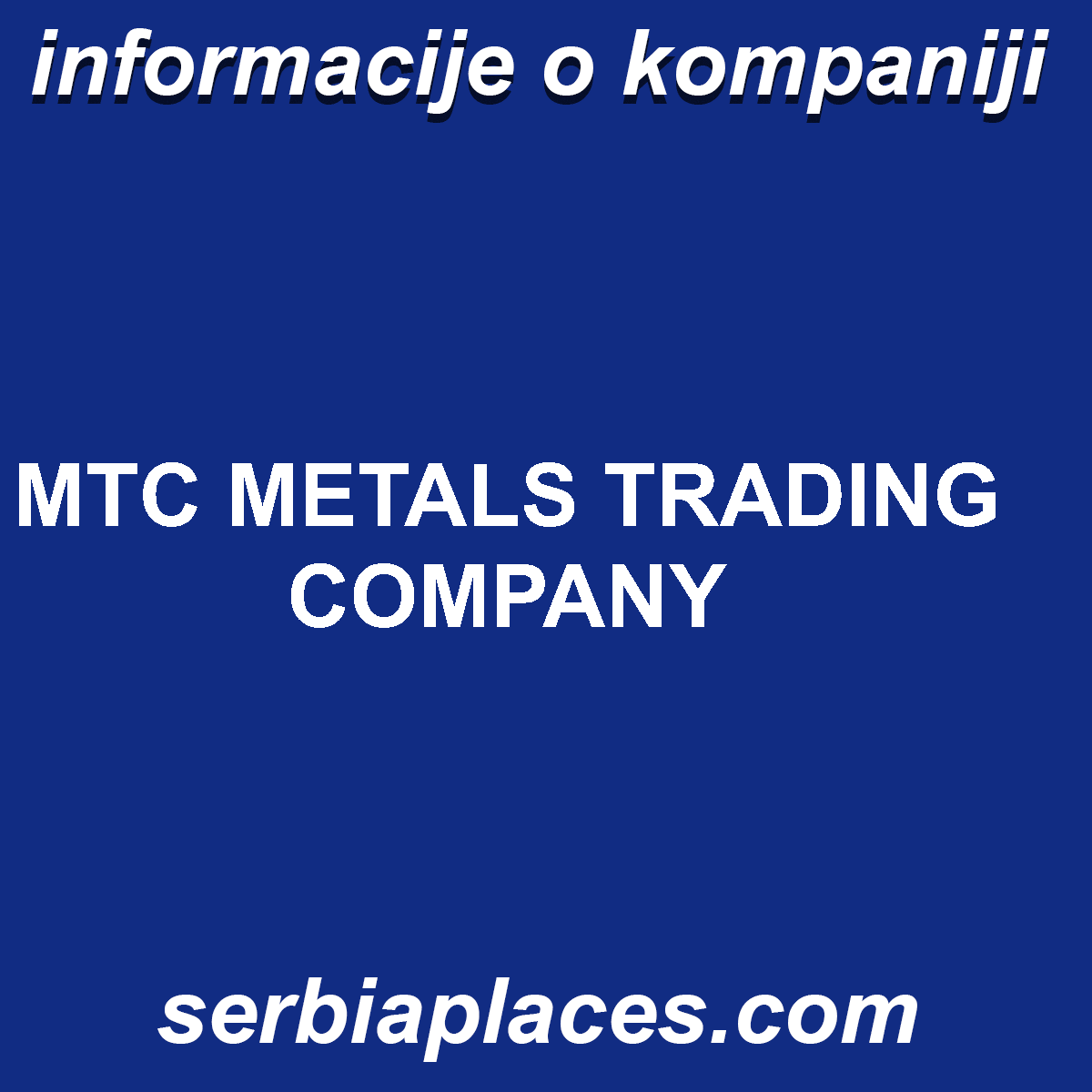 MTC METALS TRADING COMPANY