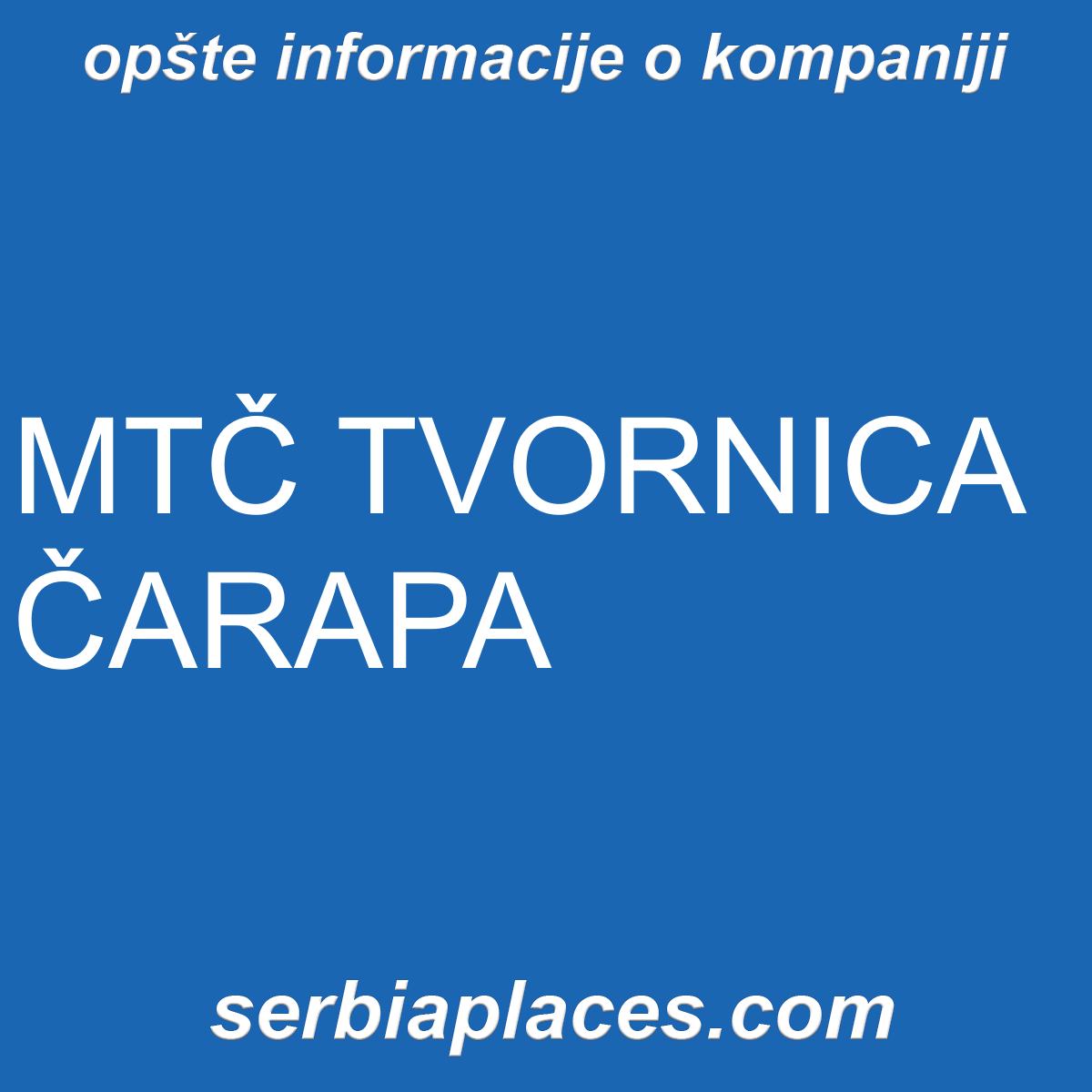 MTČ TVORNICA ČARAPA