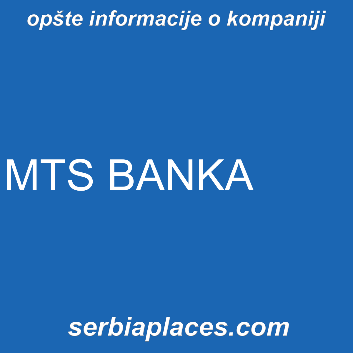 MTS BANKA