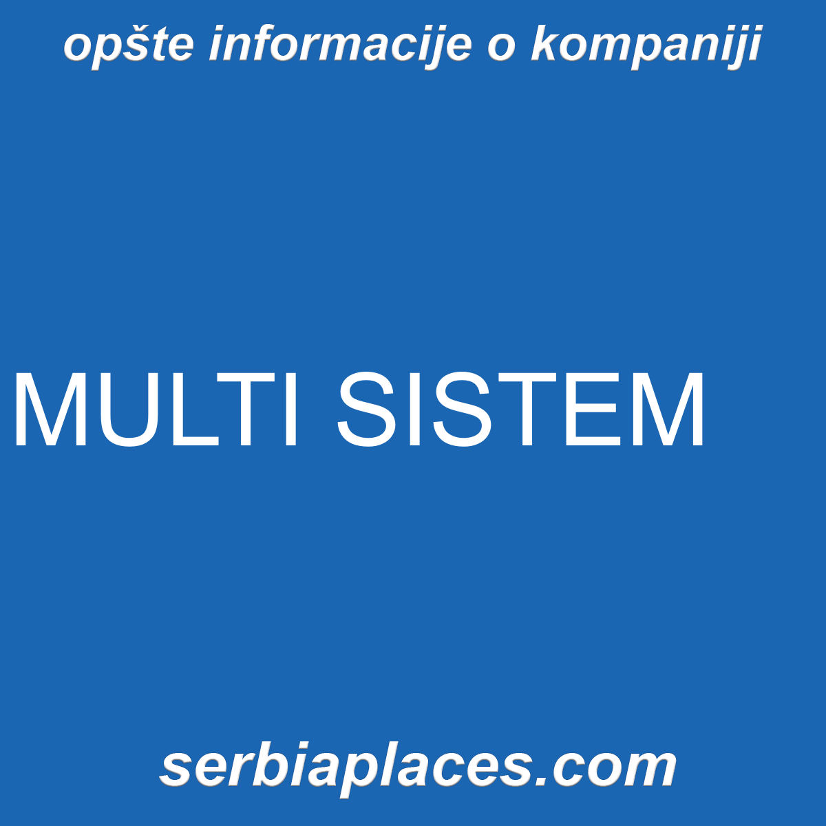 MULTI SISTEM