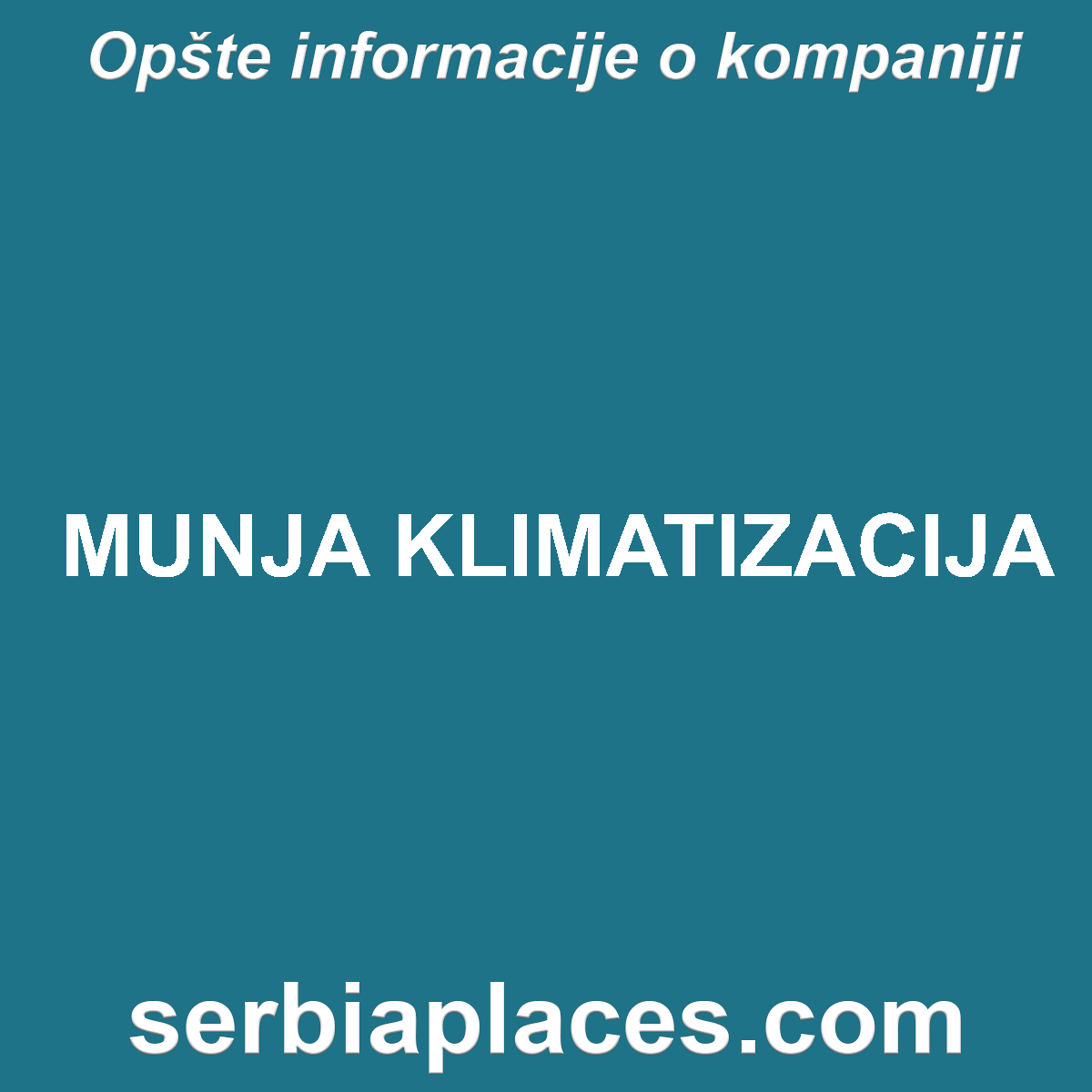 MUNJA KLIMATIZACIJA