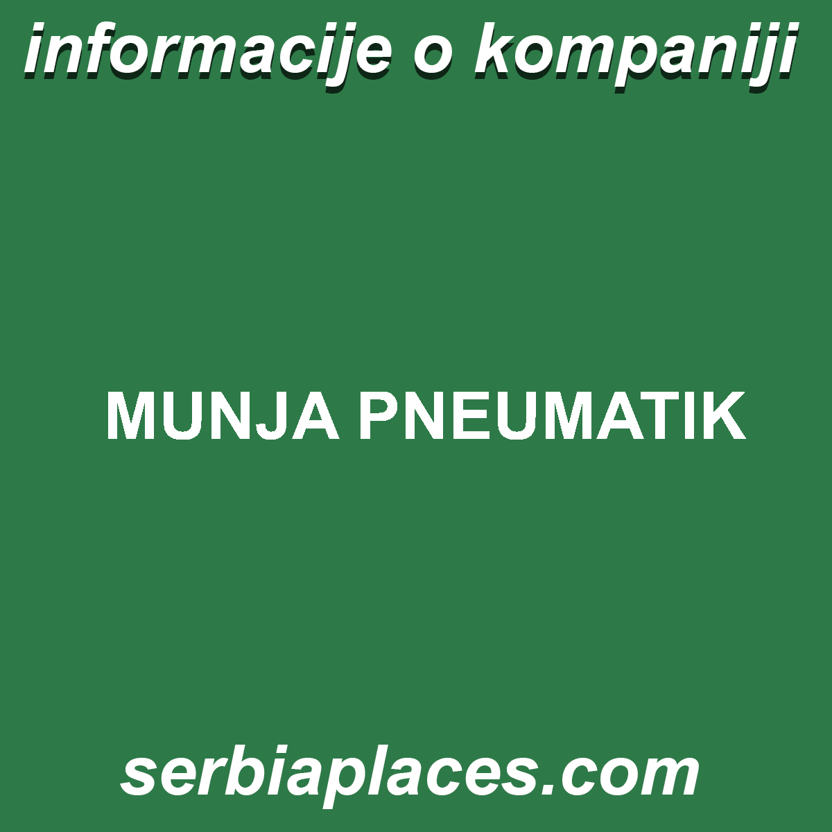 MUNJA PNEUMATIK