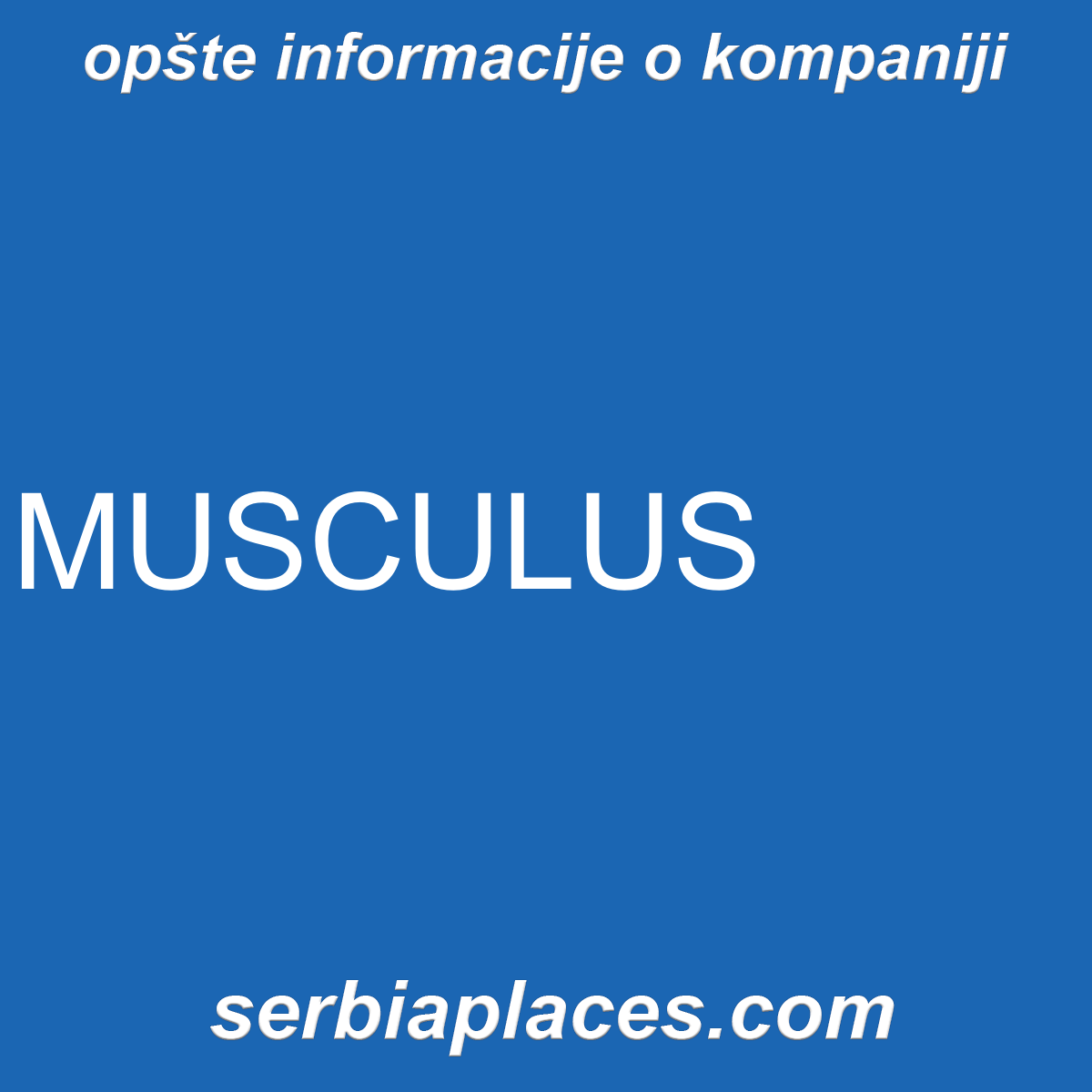 MUSCULUS