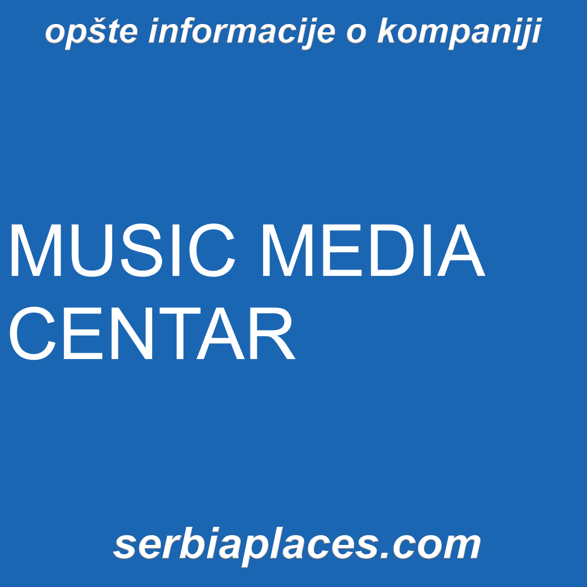 MUSIC MEDIA CENTAR