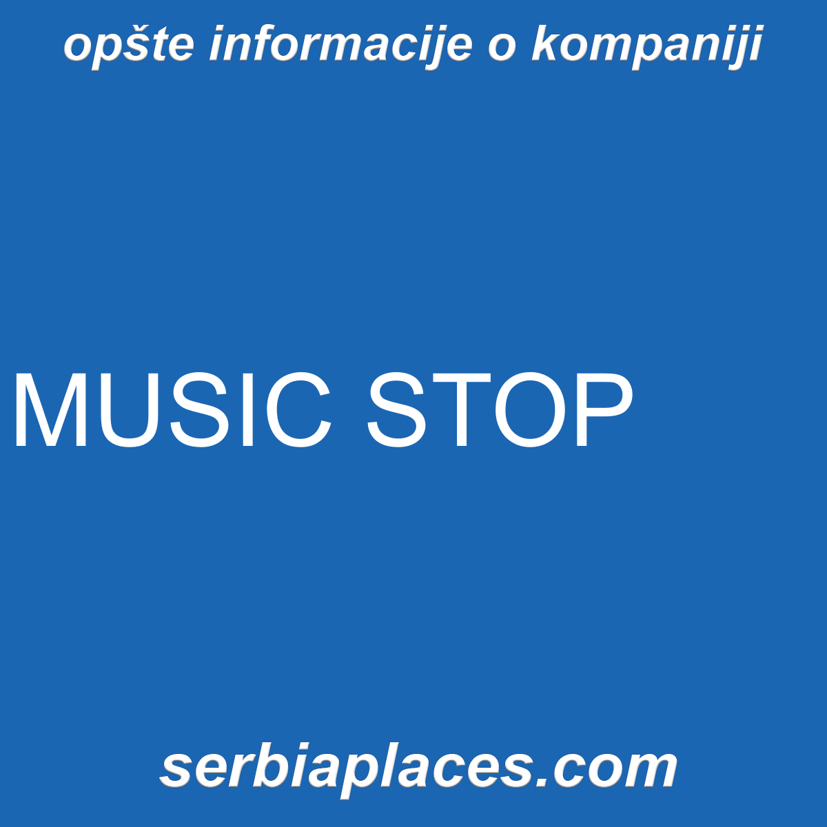 MUSIC STOP