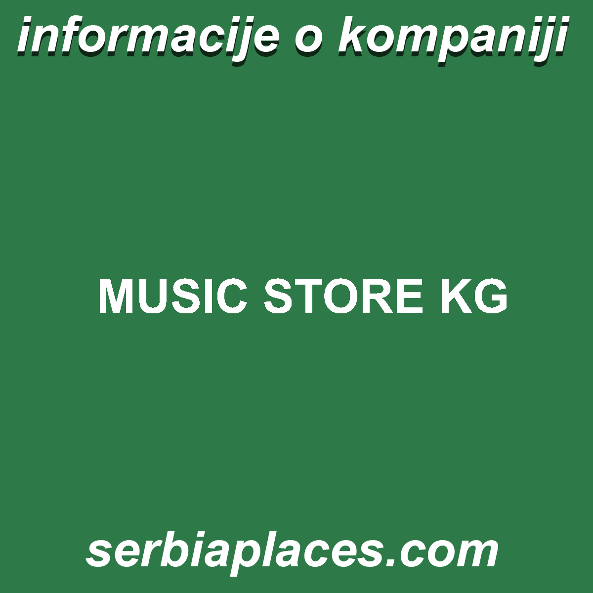 MUSIC STORE KG