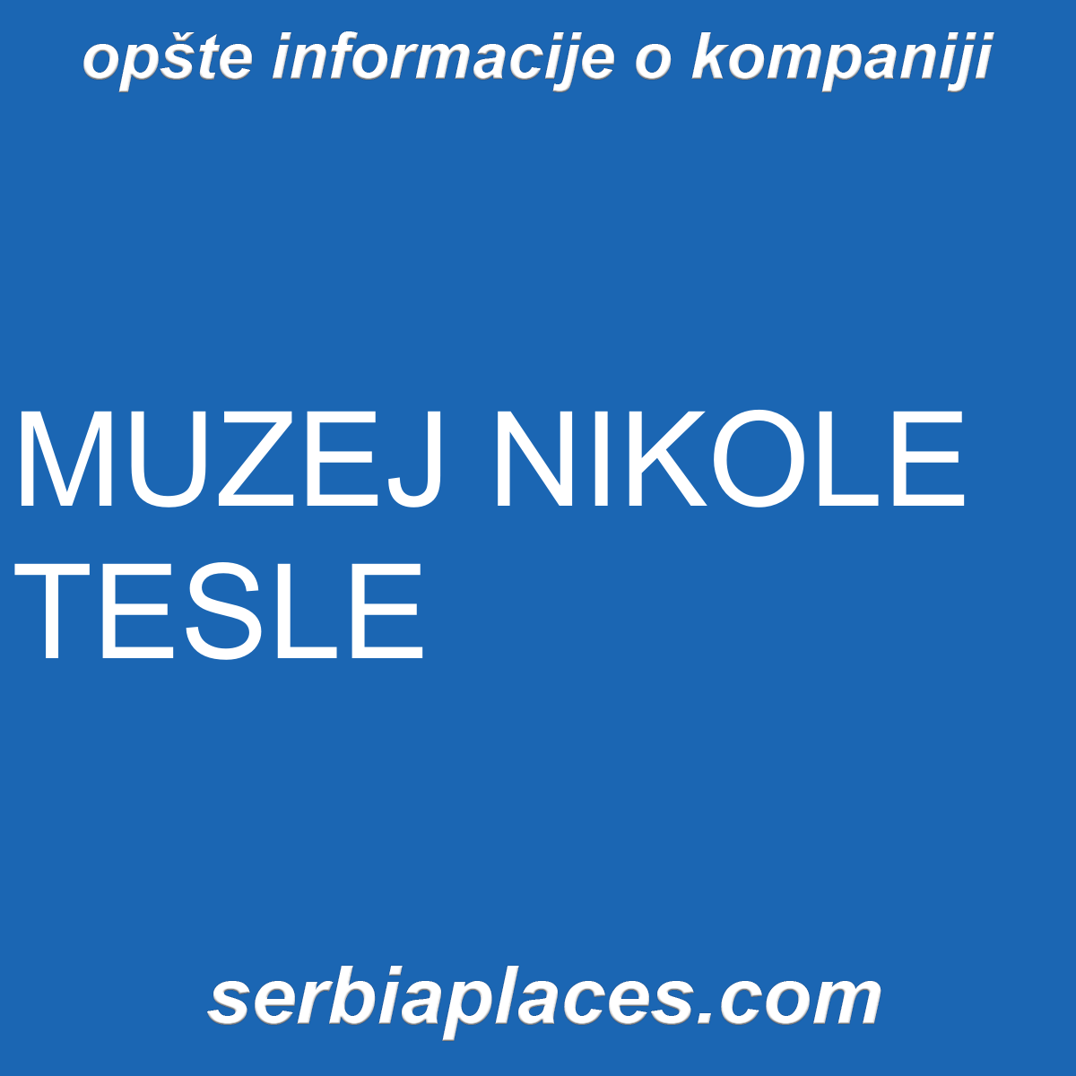 MUZEJ NIKOLE TESLE