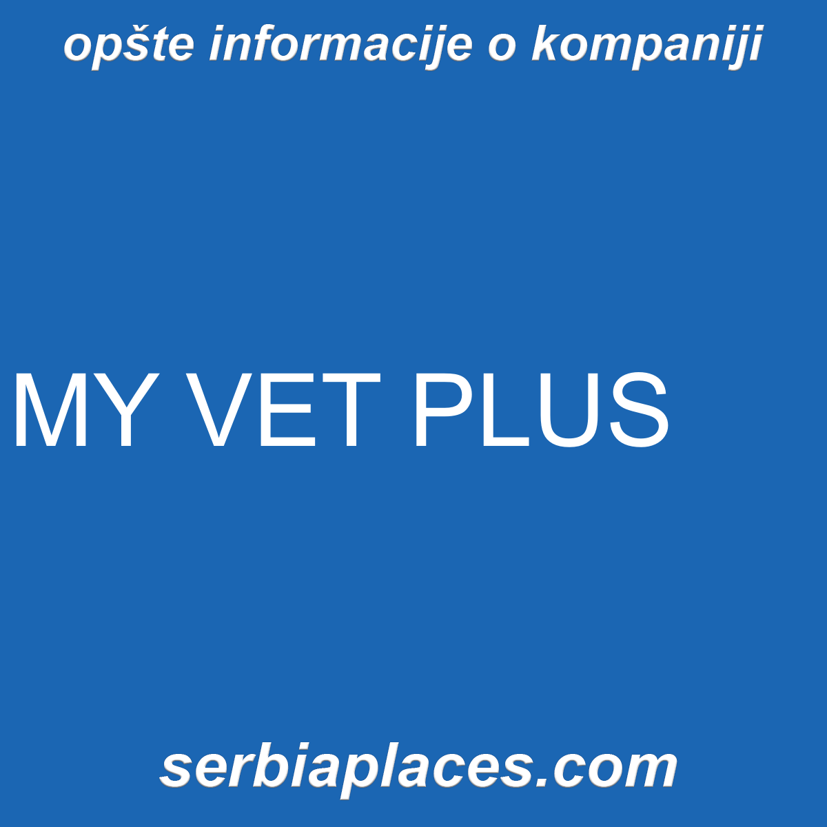 MY VET PLUS