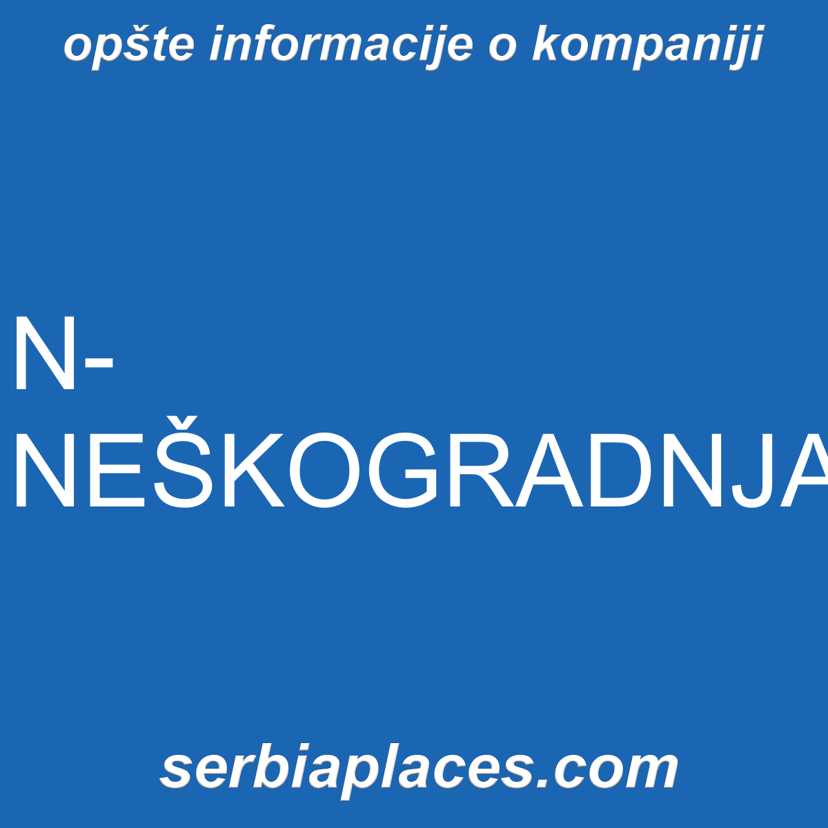 N-NEŠKOGRADNJA