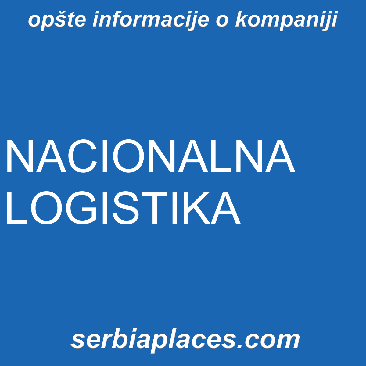 NACIONALNA LOGISTIKA