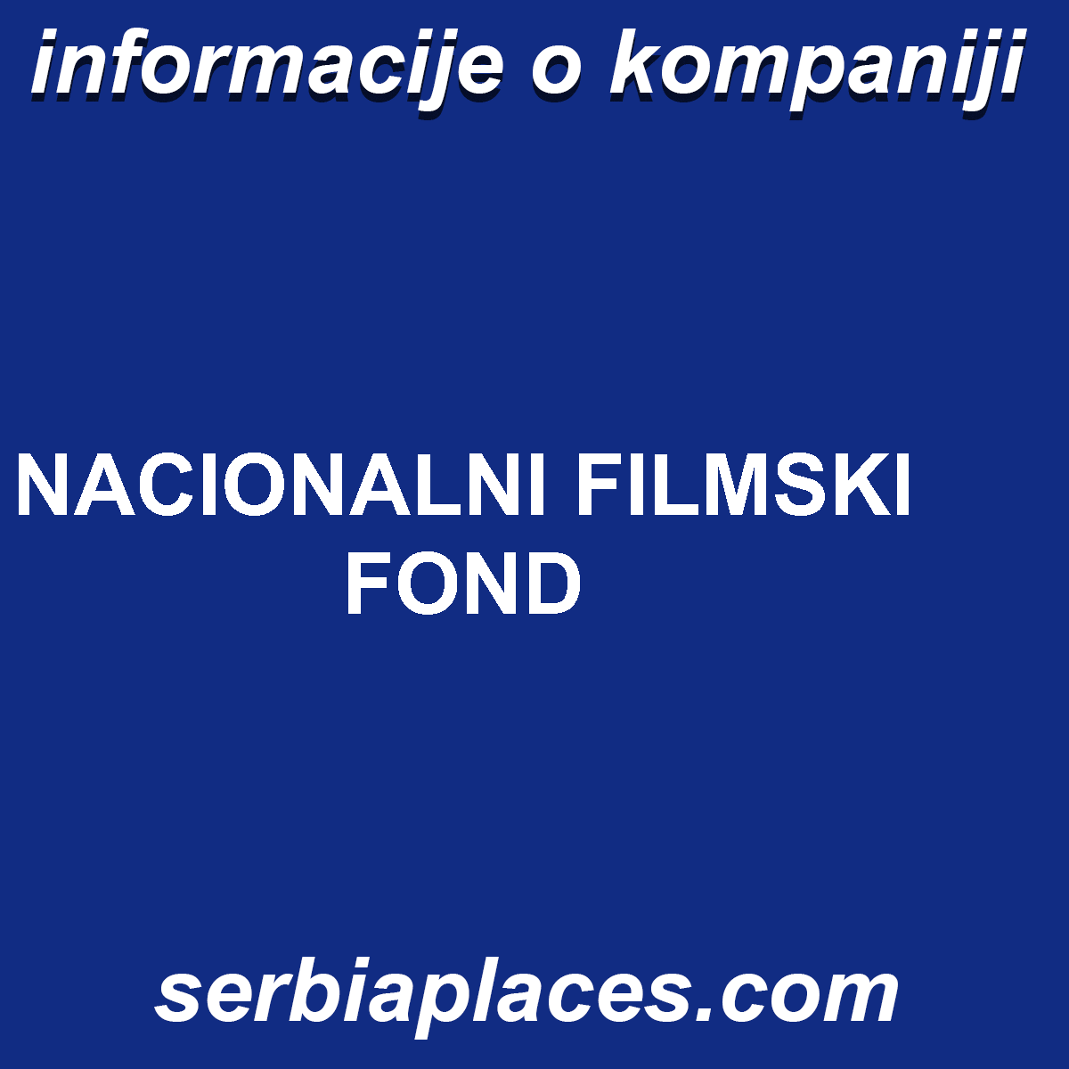 NACIONALNI FILMSKI FOND