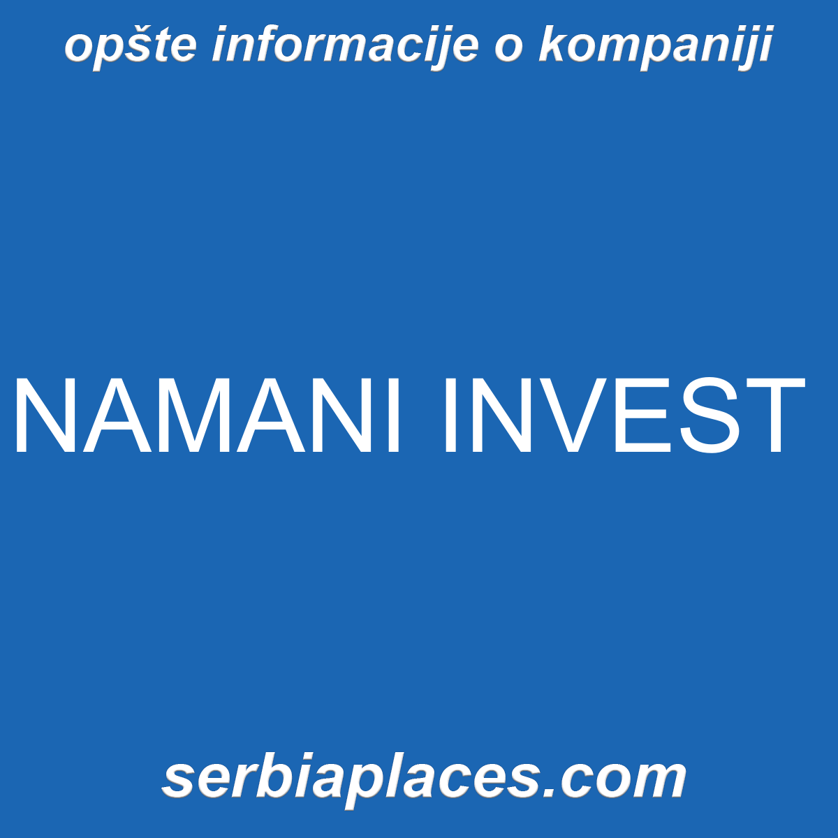 NAMANI INVEST