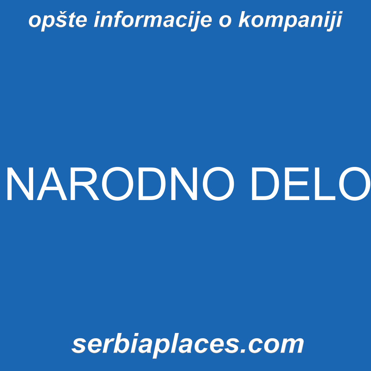 NARODNO DELO