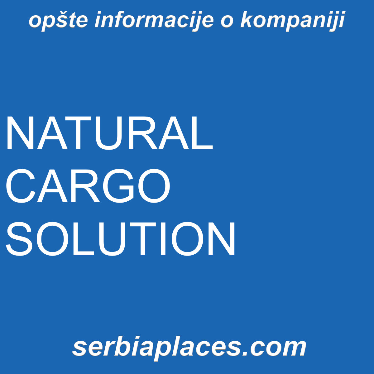 NATURAL CARGO SOLUTION