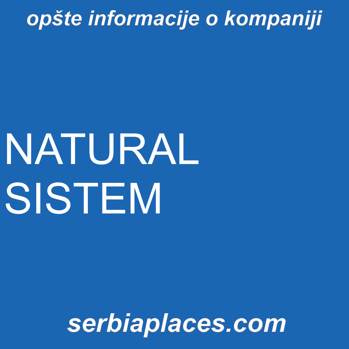 NATURAL SISTEM