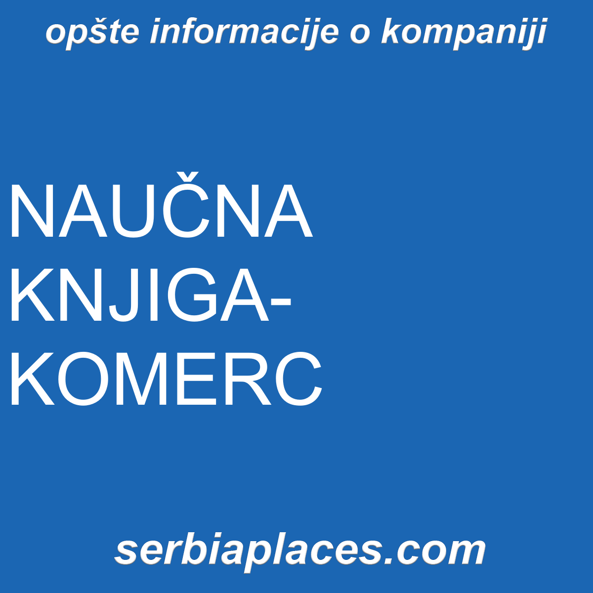 NAUČNA KNJIGA-KOMERC