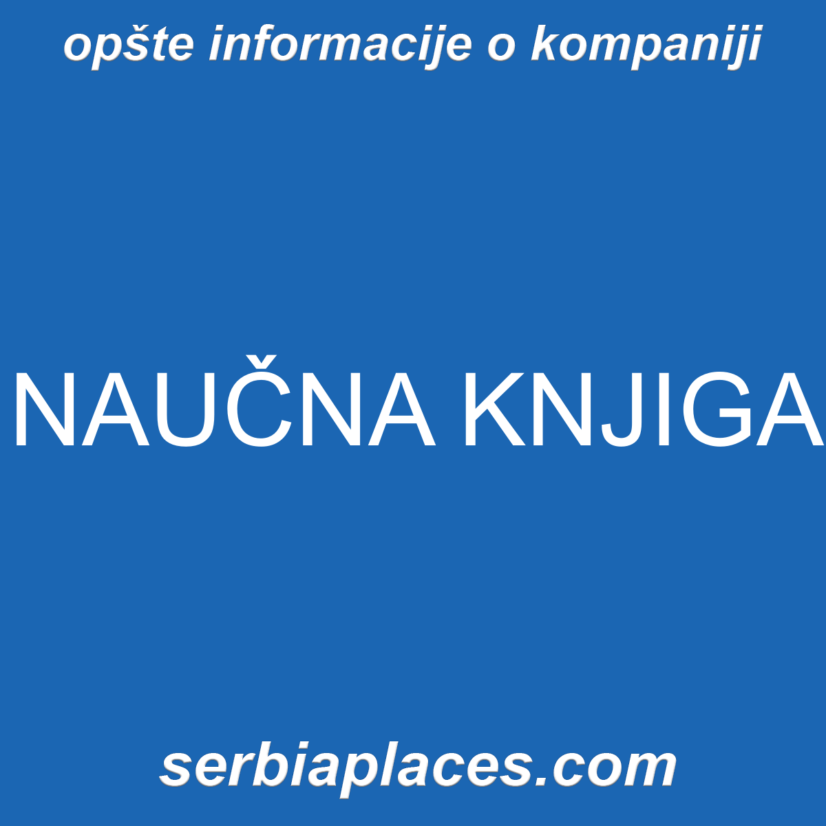 NAUČNA KNJIGA