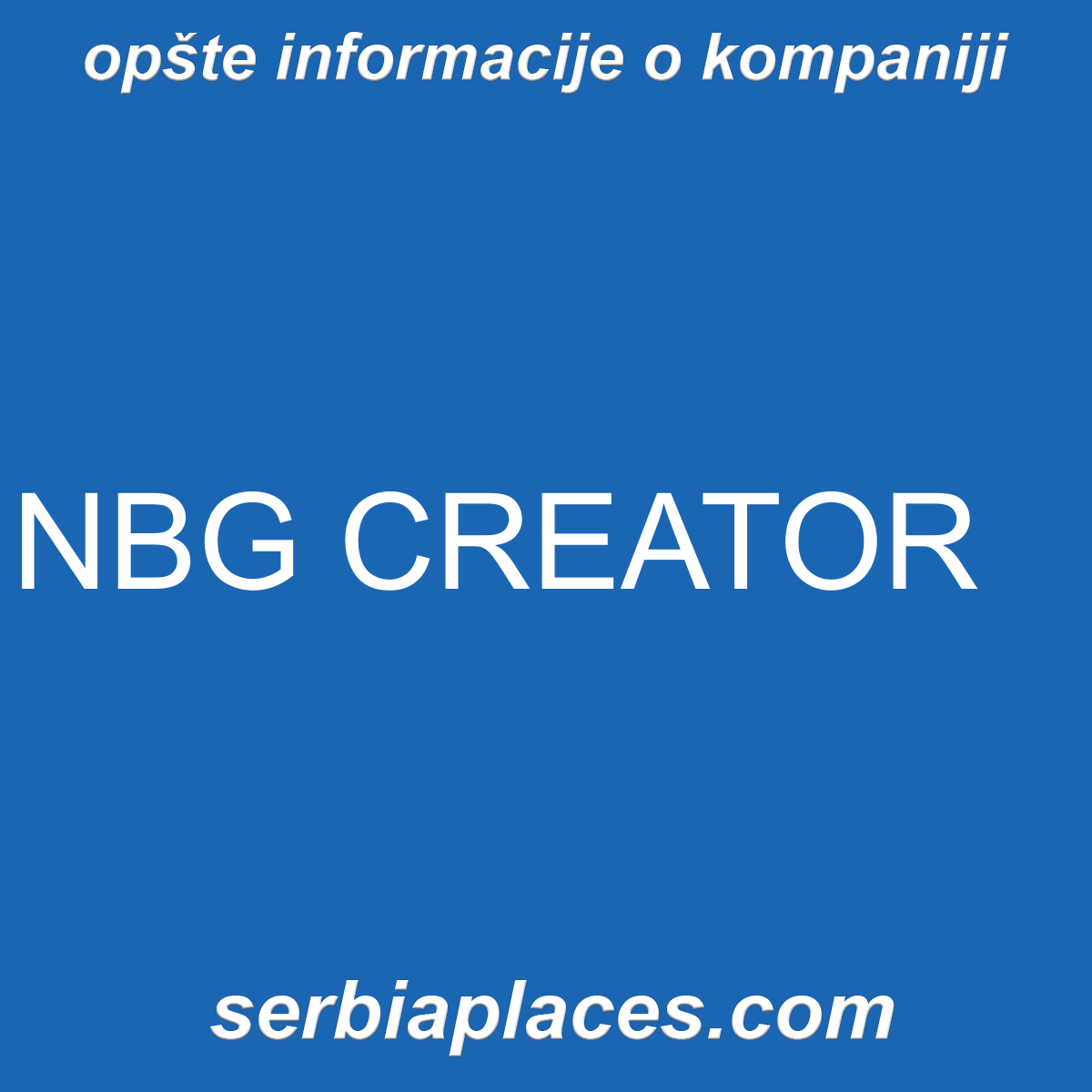 NBG CREATOR
