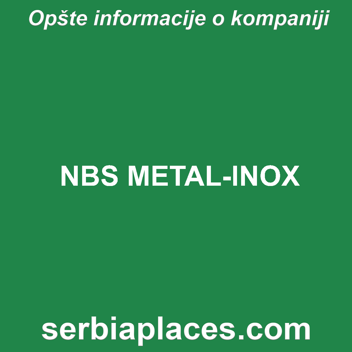 NBS METAL-INOX