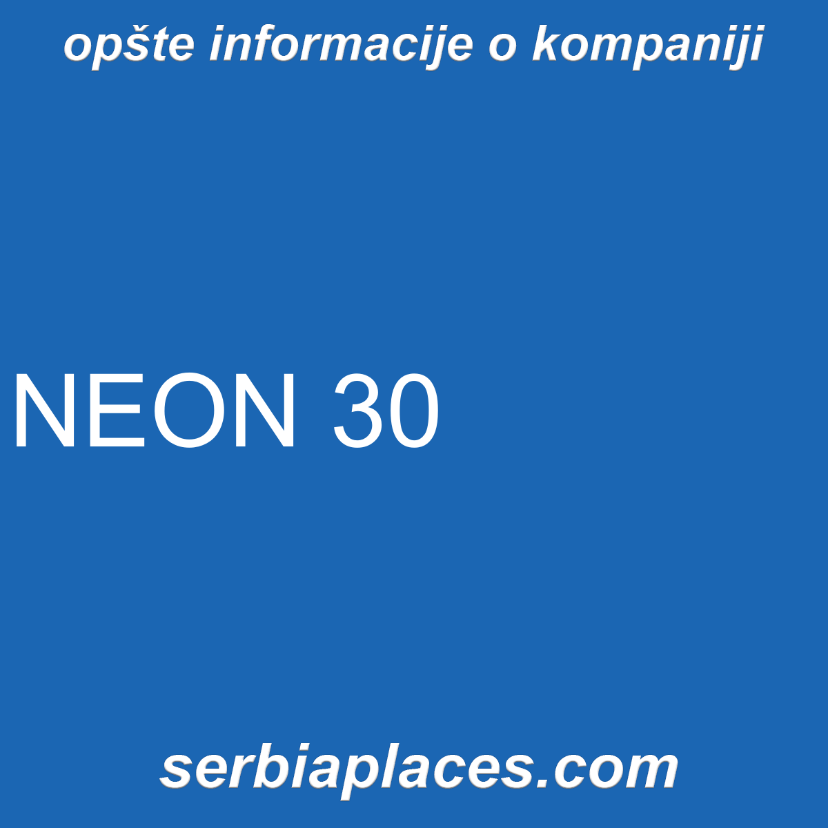NEON 30