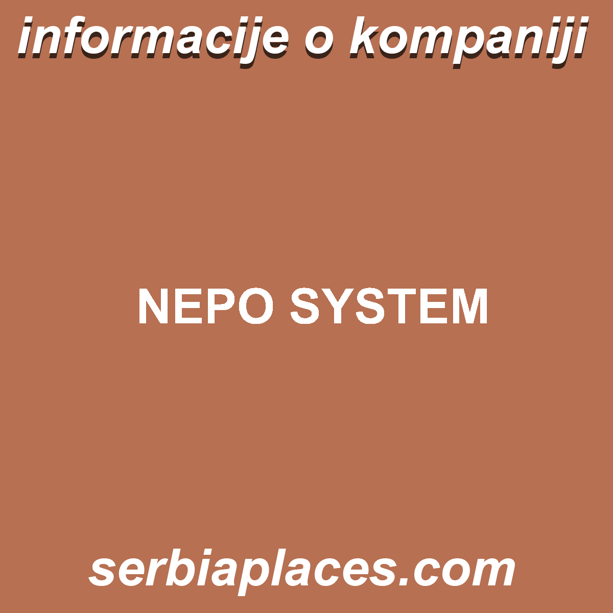 NEPO SYSTEM