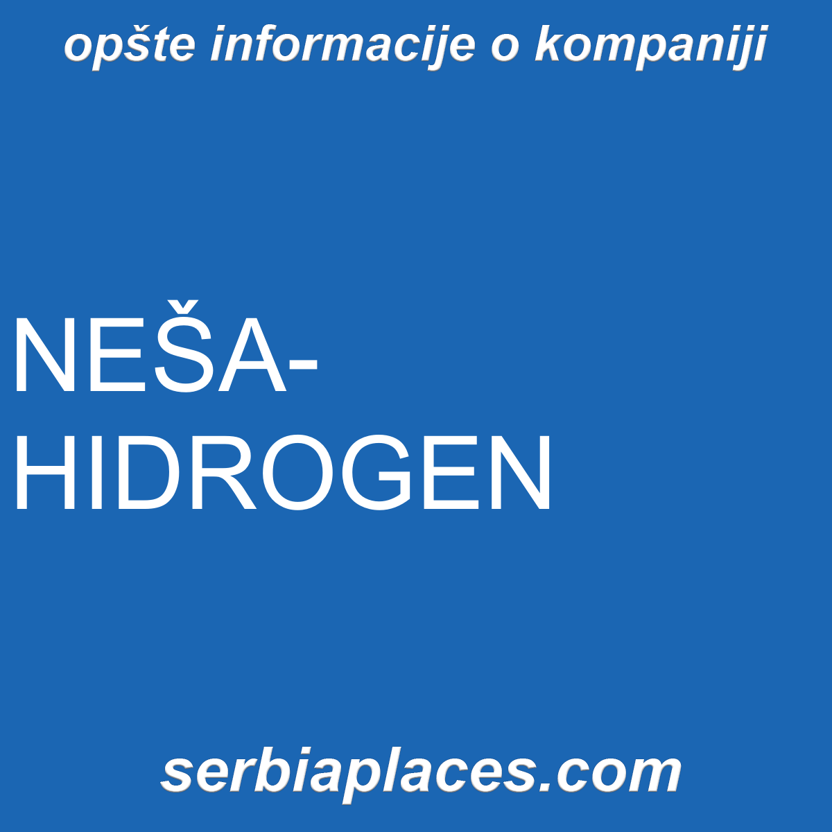 NEŠA-HIDROGEN