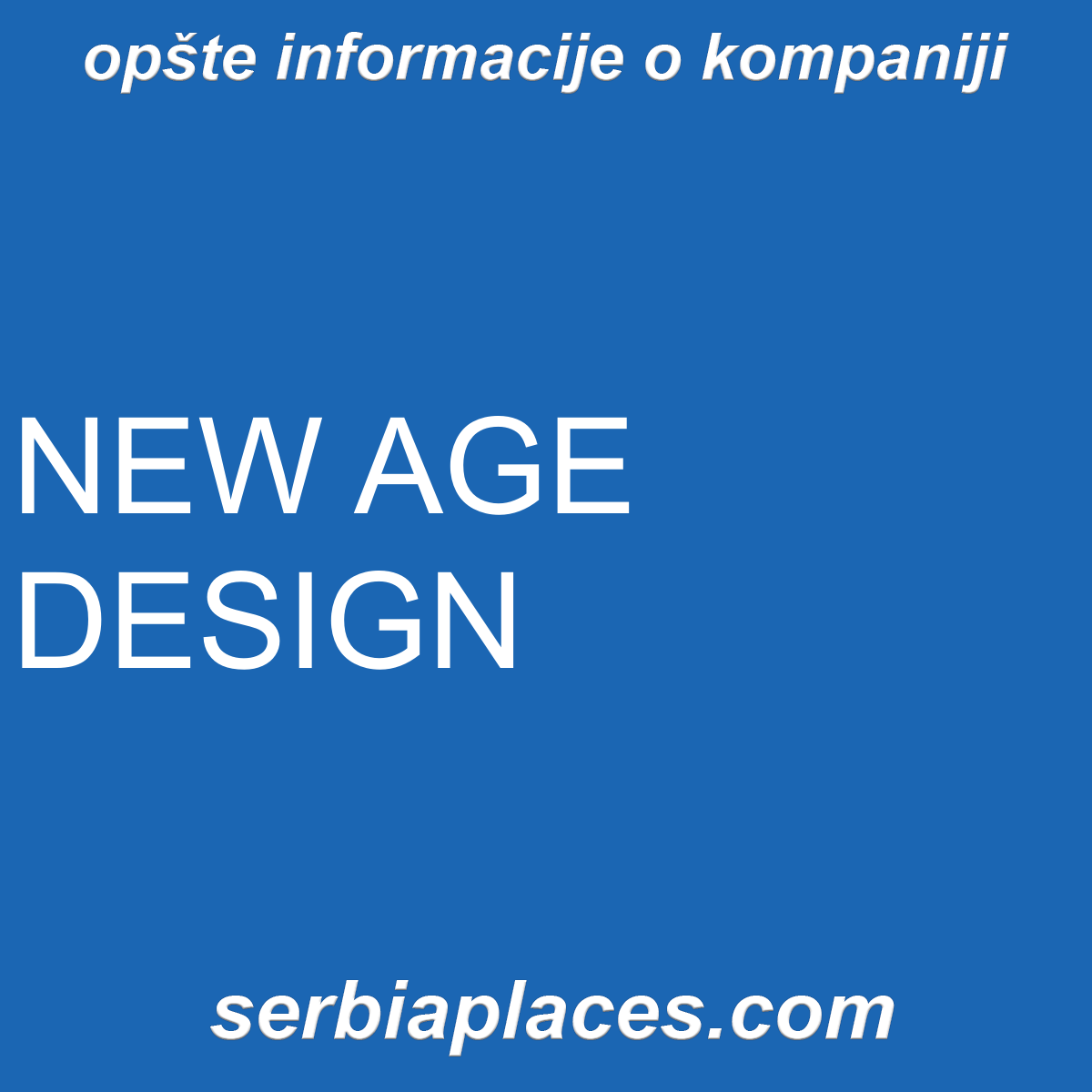 NEW AGE DESIGN