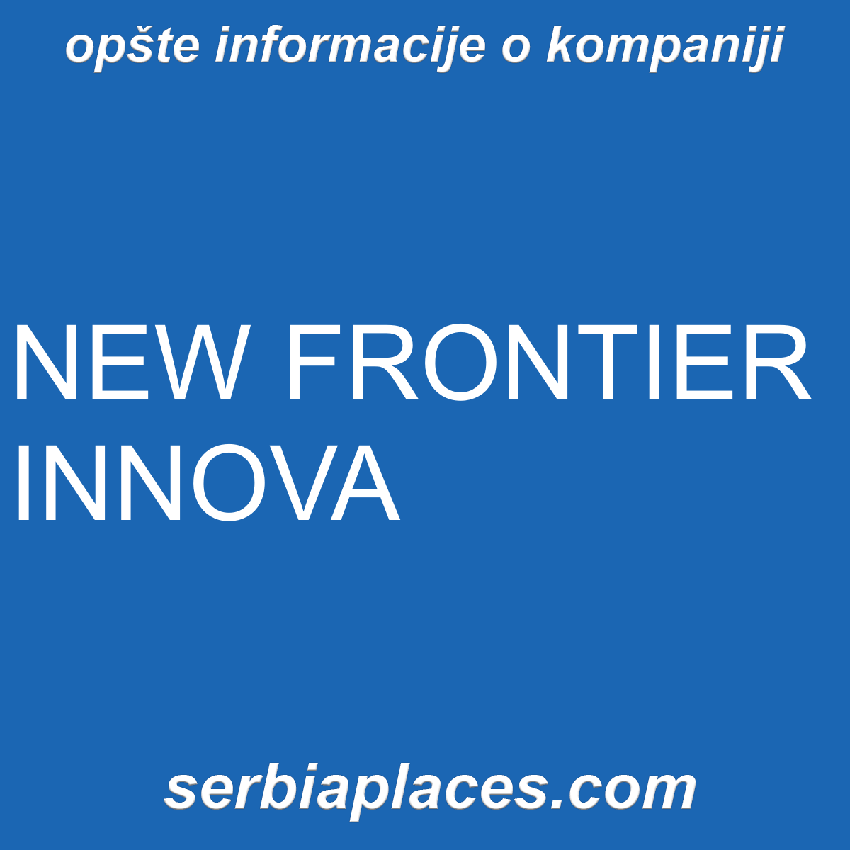 NEW FRONTIER INNOVA
