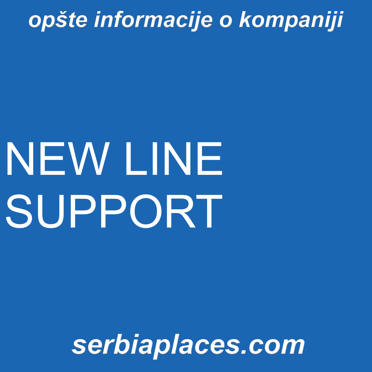 NEW LINE SUPPORT