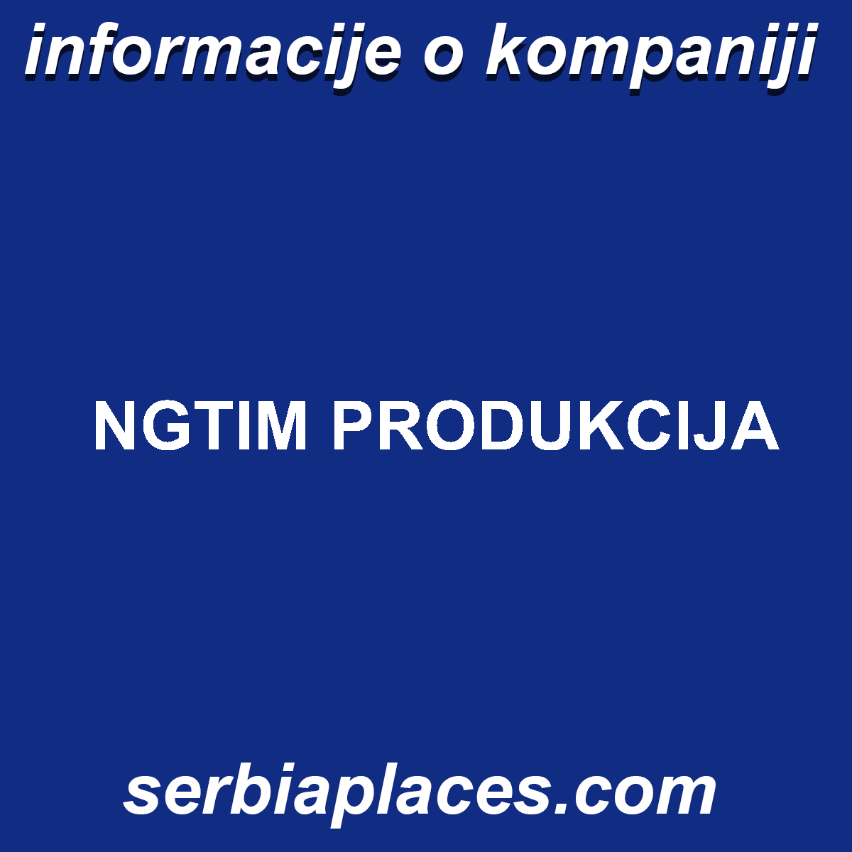 NGTIM PRODUKCIJA