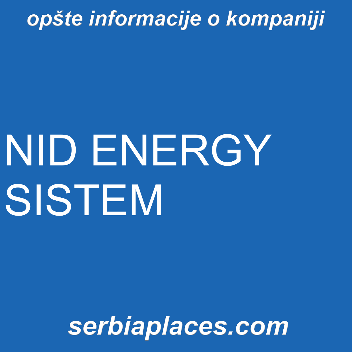 NID ENERGY SISTEM