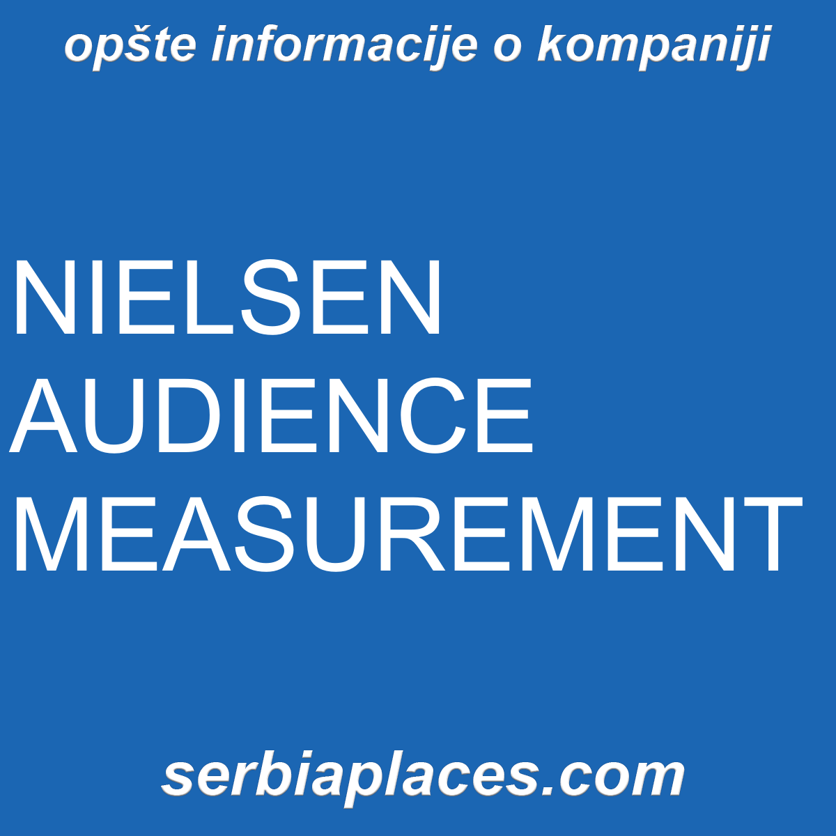 NIELSEN AUDIENCE MEASUREMENT