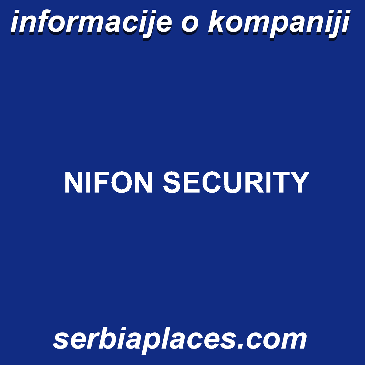 NIFON SECURITY