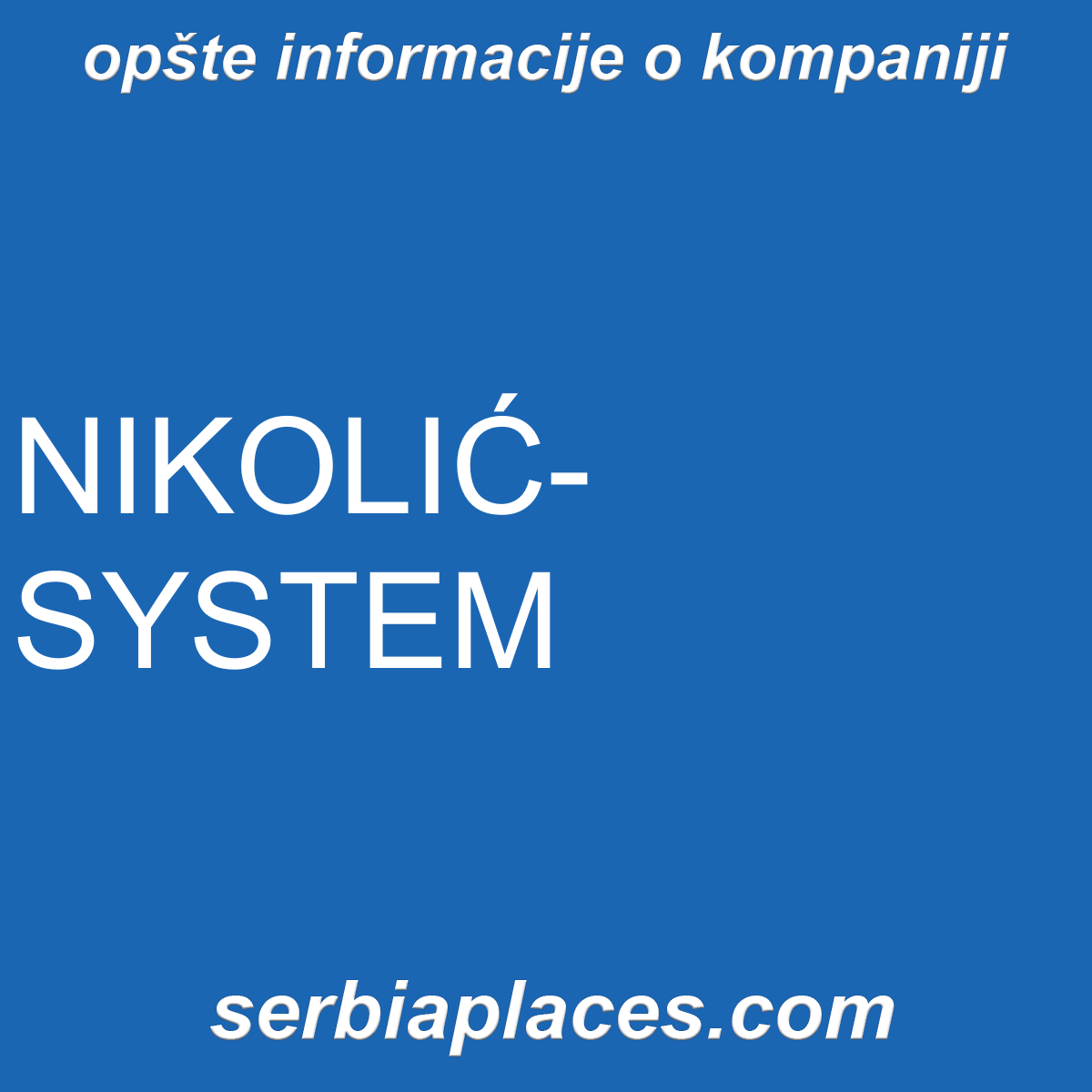 NIKOLIĆ-SYSTEM