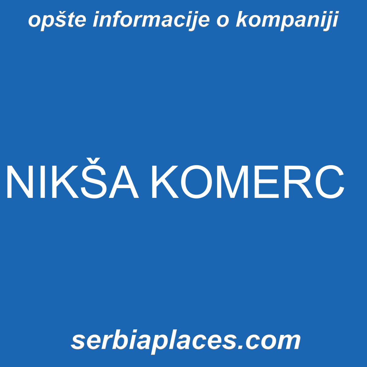 NIKŠA KOMERC