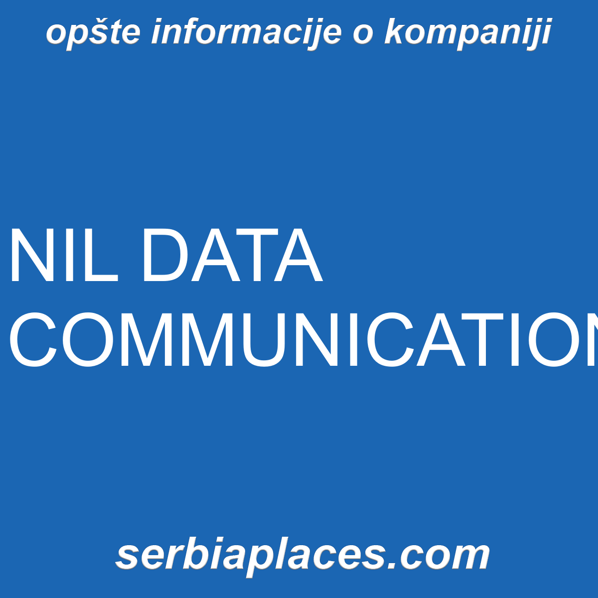 NIL DATA COMMUNICATIONS