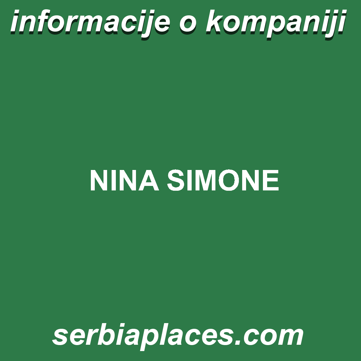 NINA SIMONE