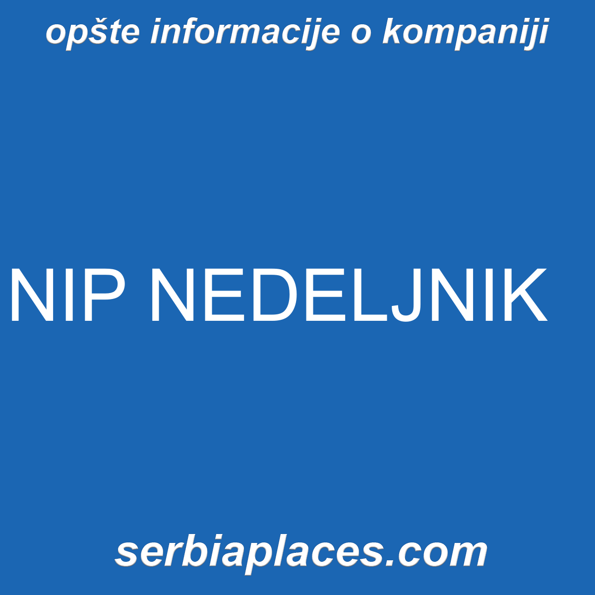NIP NEDELJNIK