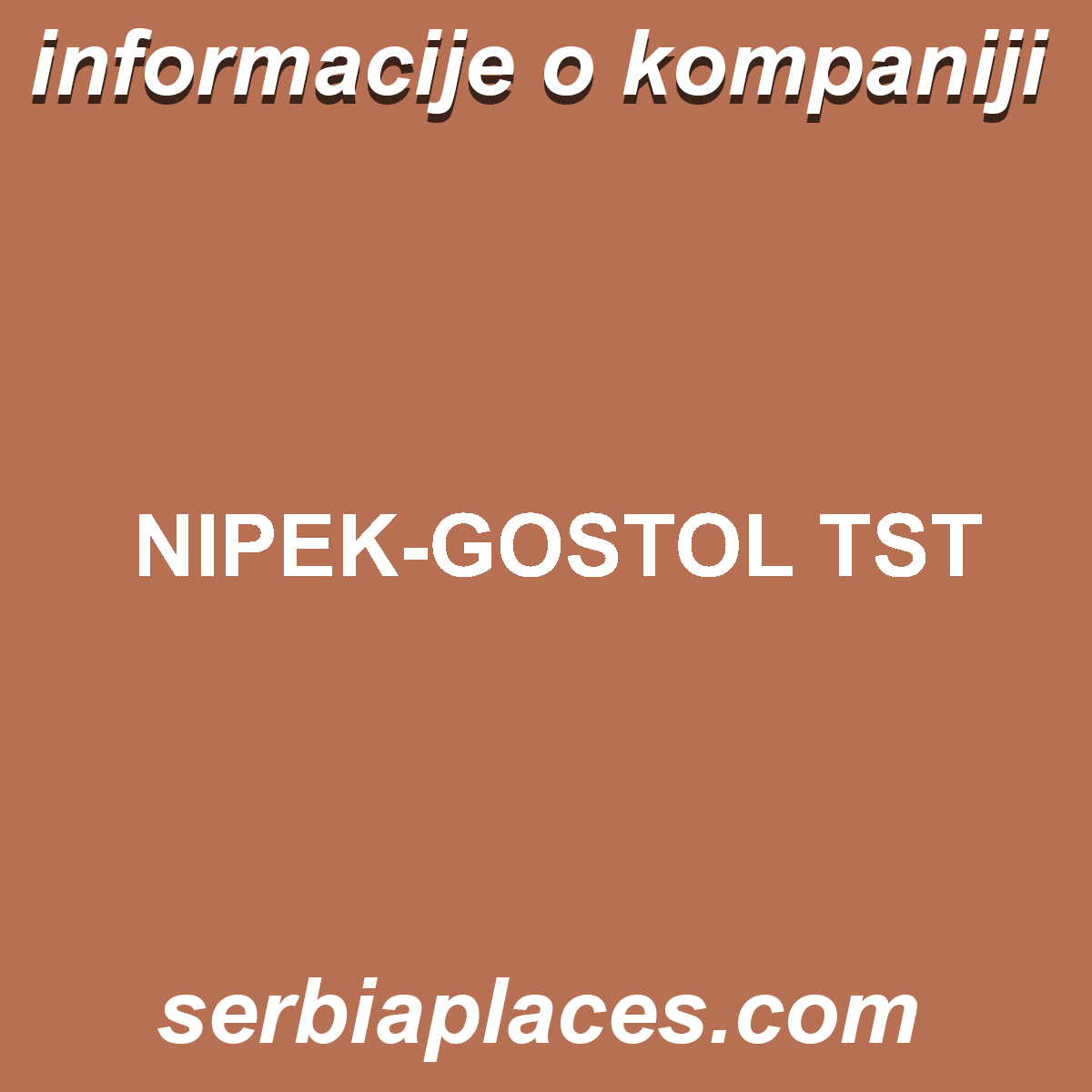NIPEK-GOSTOL TST