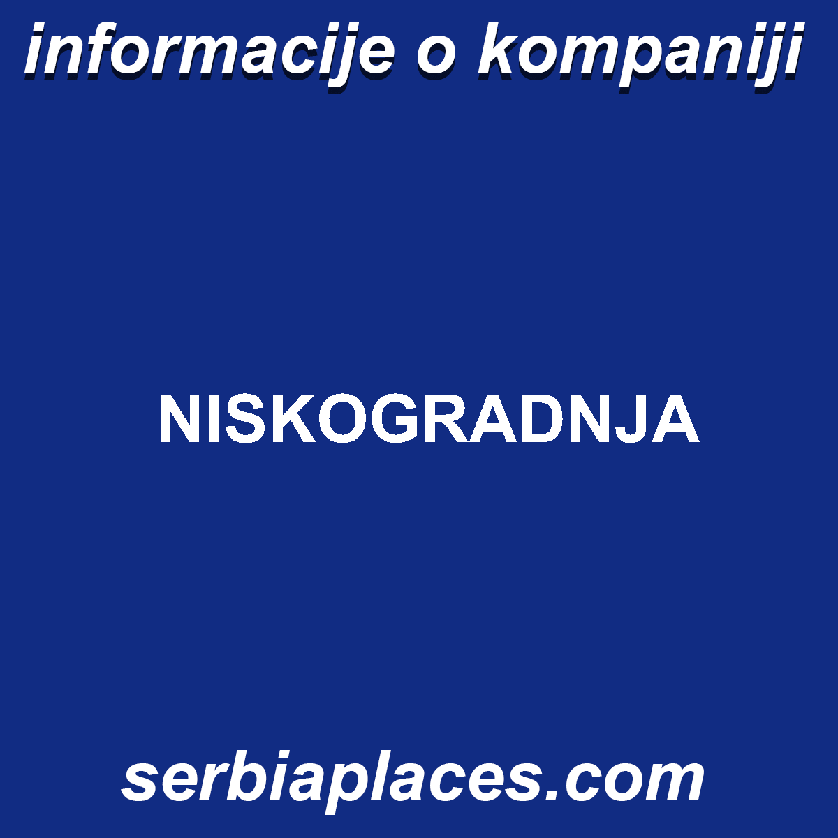 NISKOGRADNJA
