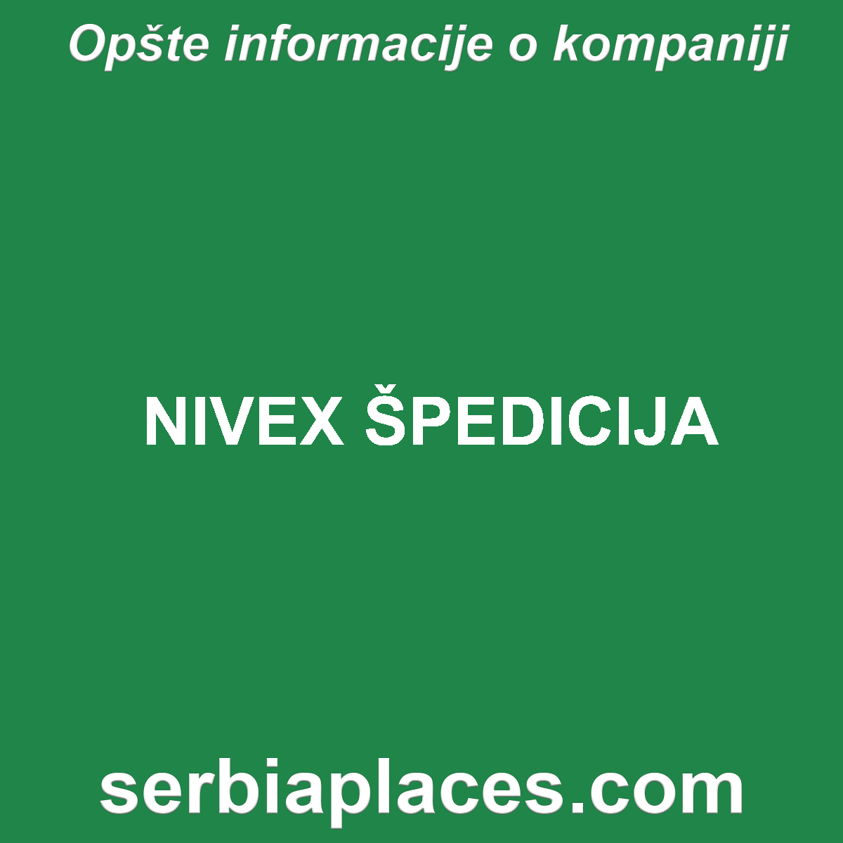 NIVEX ŠPEDICIJA