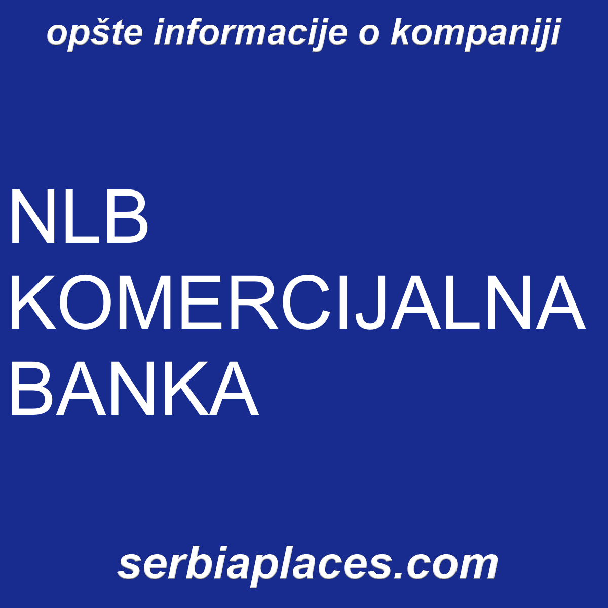 NLB KOMERCIJALNA BANKA