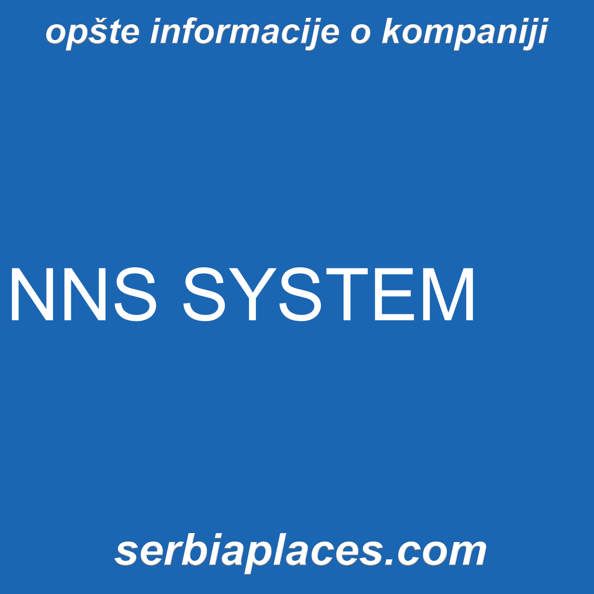 NNS SYSTEM