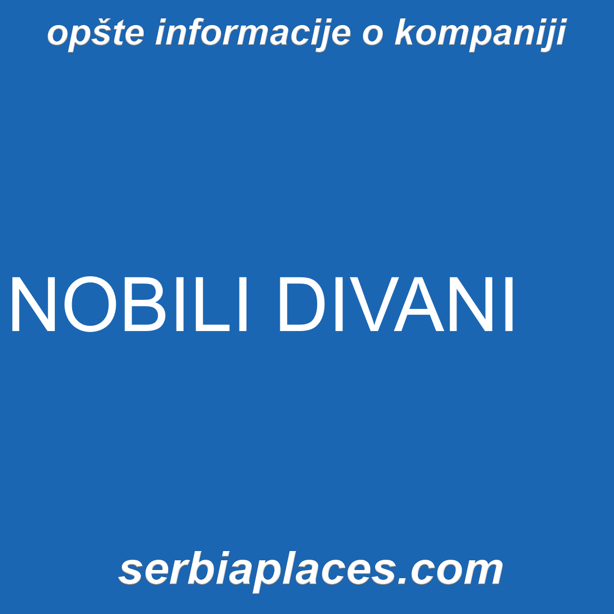 NOBILI DIVANI