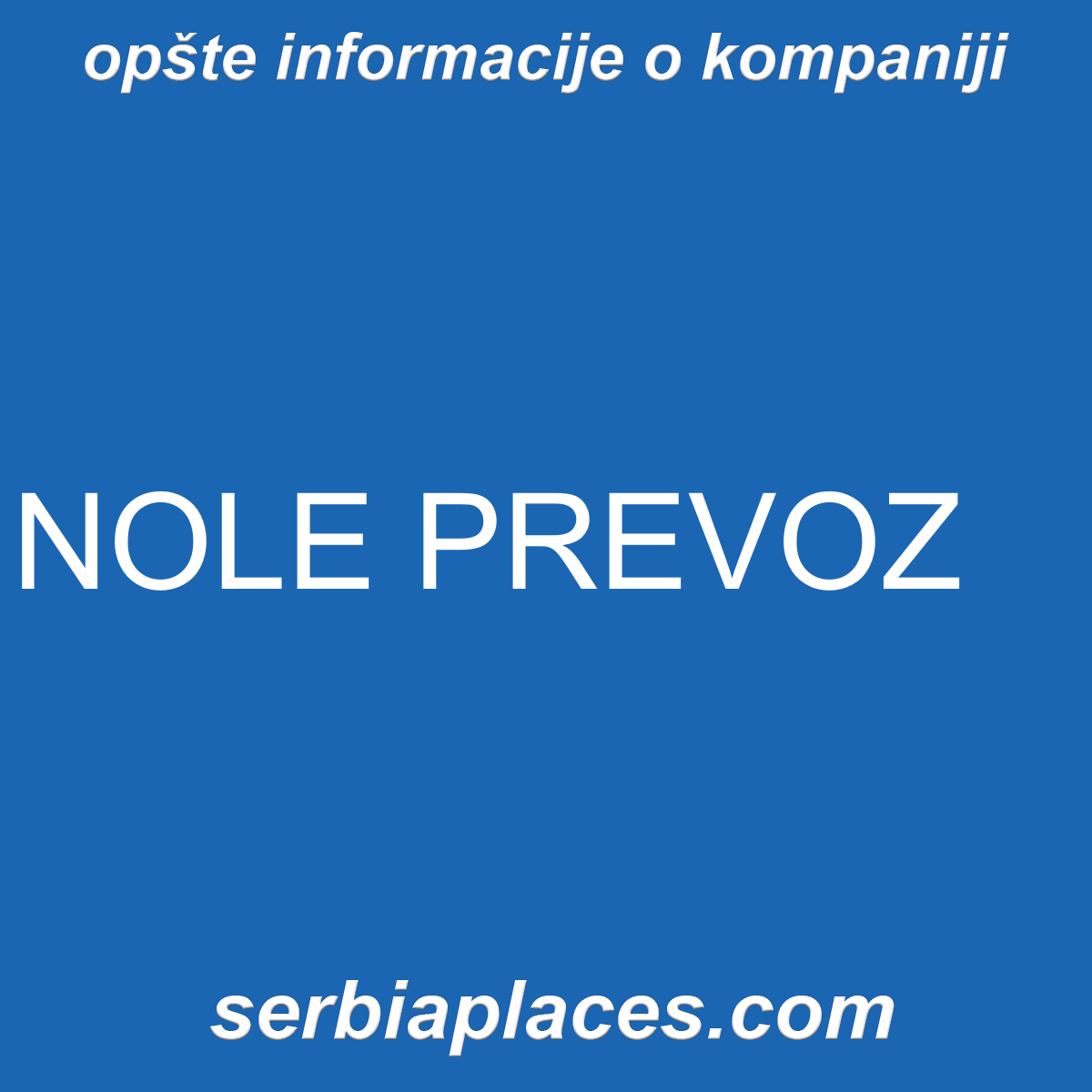 NOLE PREVOZ