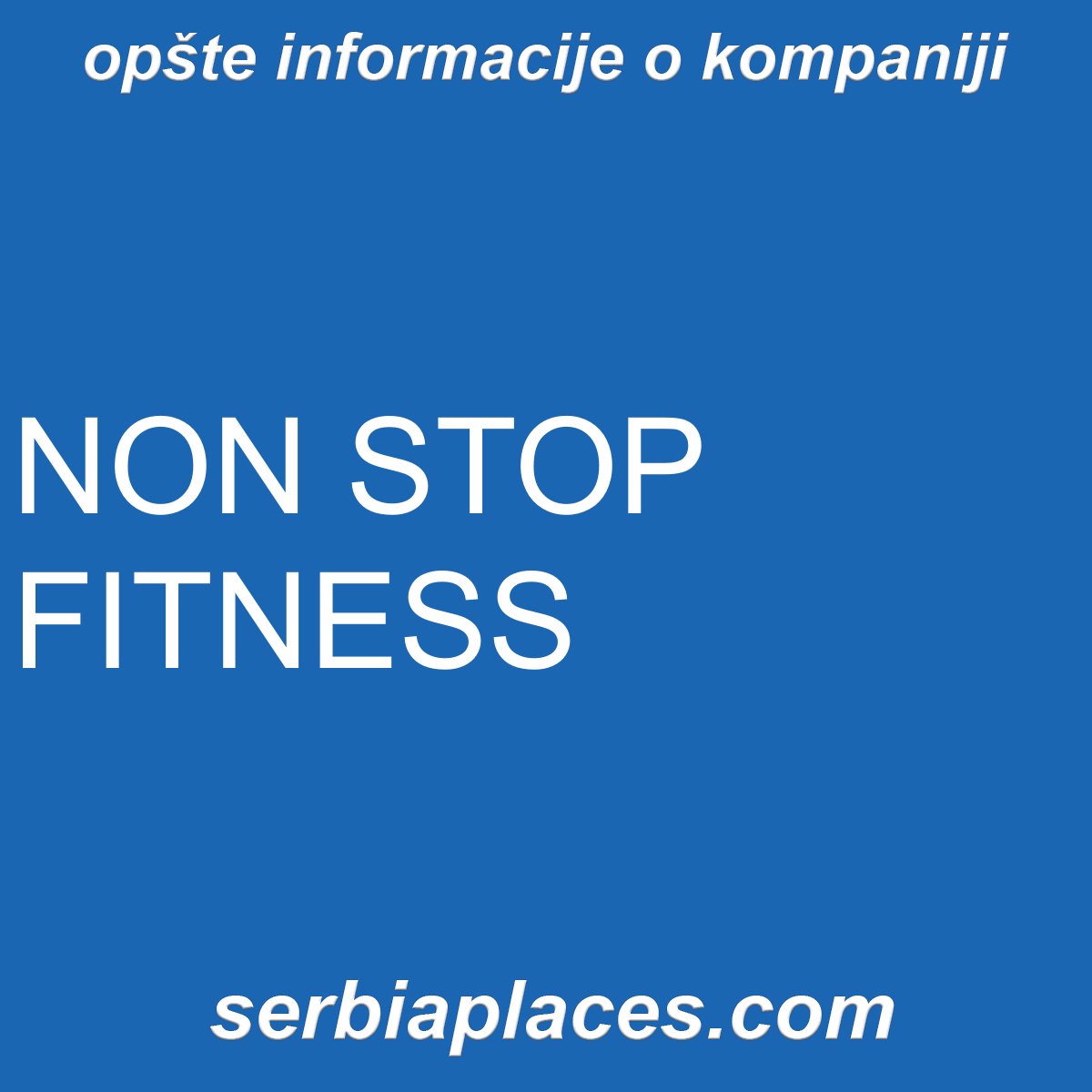 NON STOP FITNESS