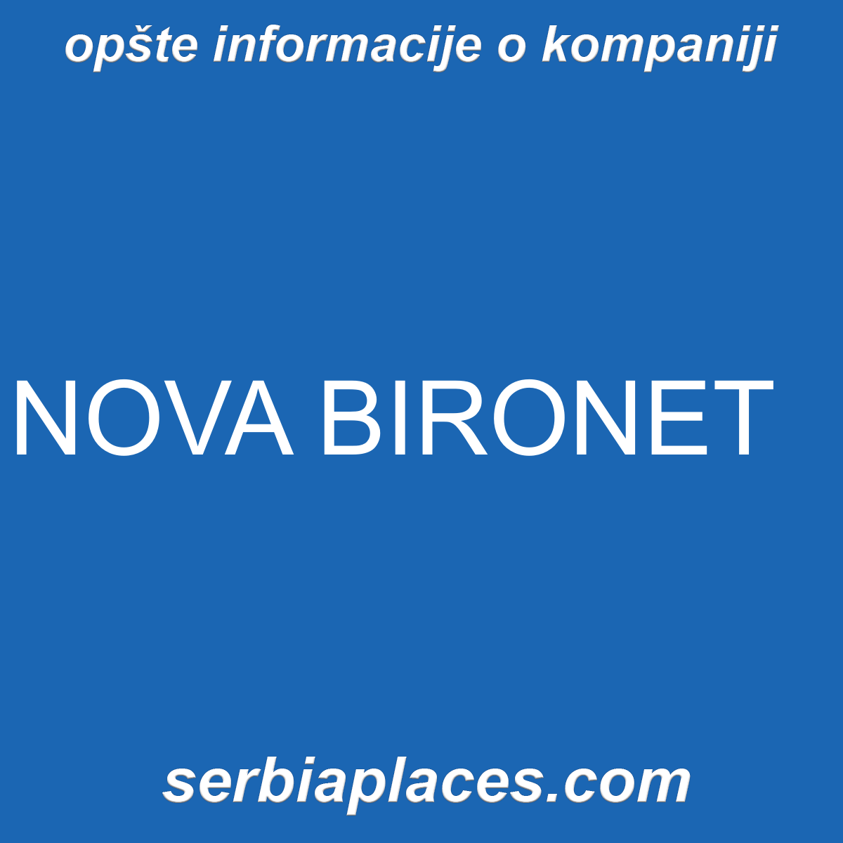 NOVA BIRONET