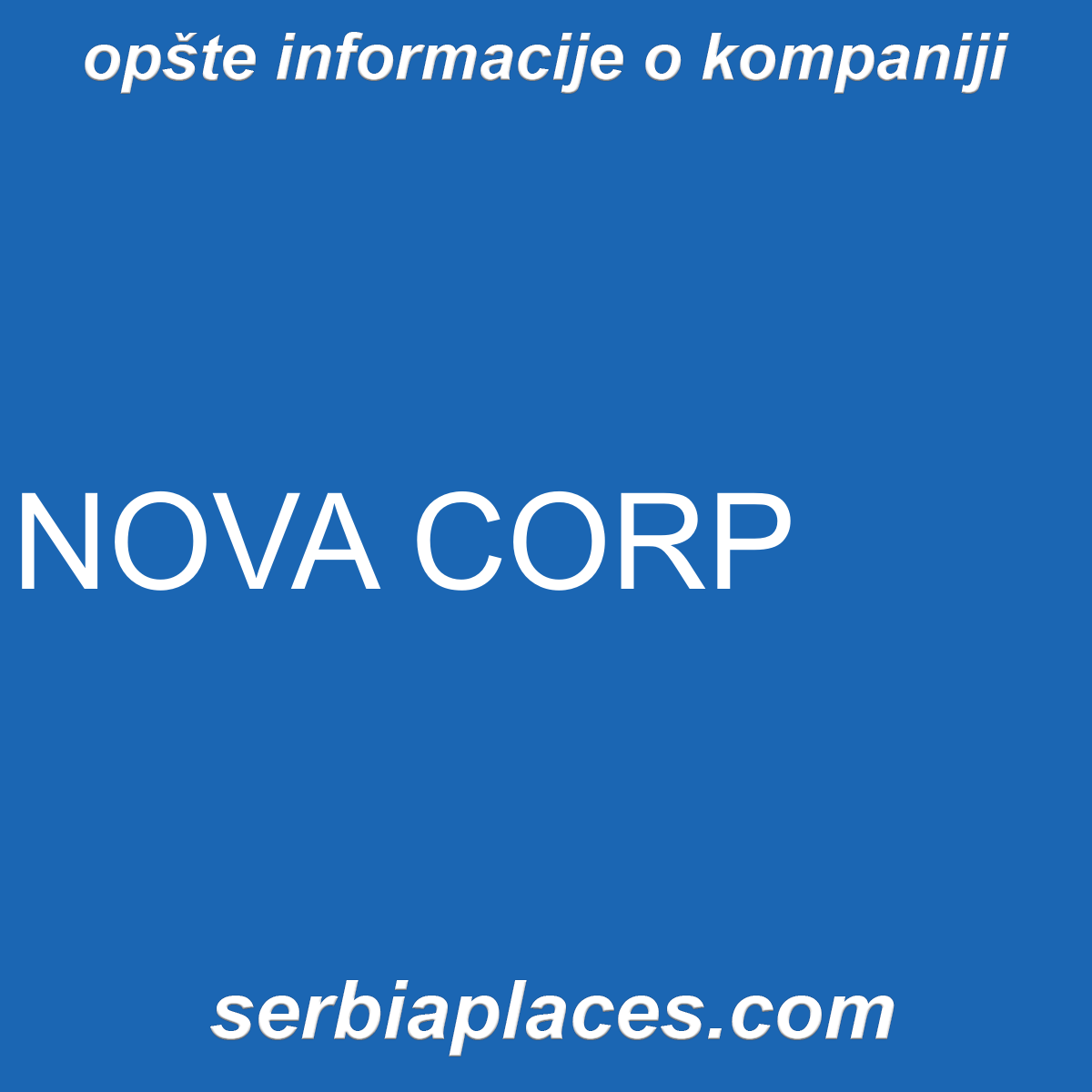 NOVA CORP