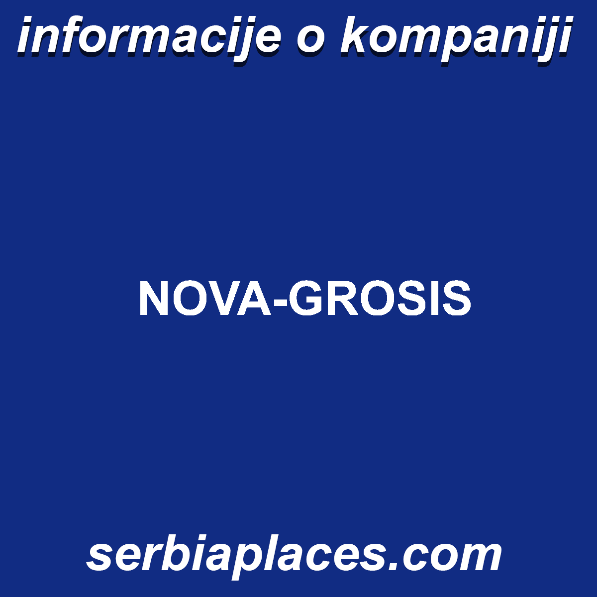 NOVA-GROSIS